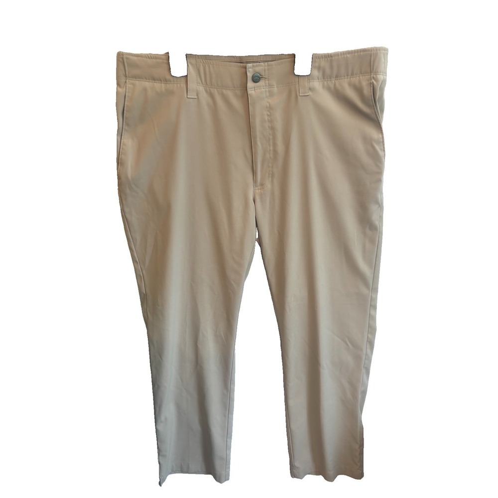 Callaway Performance Golf Pants Mens 36x29 Beige Khaki Straight Flat Front